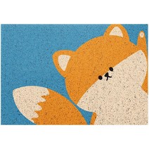 MOCAROSE 미끄러짐을 방지하다 코일현관매트 북유럽 스타일 캐릭터 소동물 방수 주방 카펫, 100x120cm, 12#