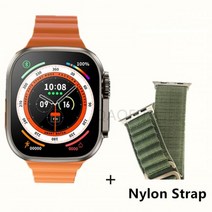애플워치액정교체 자가수리 스마트 워치 울트라 시리즈 8 NFC Smartwatch 남자 여성 블루투스 전화 방수 무선 충전 HD 애플, GoldHY add GreenGS