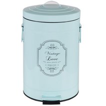 클래식 더스트빈 휴지통 5L, 스카이민트, 1개