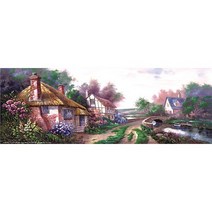 페레 한적한 마을길 풍경 파노라마 1500피스 직소퍼즐 PR3777