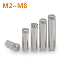 브릿지핀 널링 핀 10/20pcs 304 스테인리스 스틸 원통형 샤프트 장난감 연결 잠금 M2.5 M3M4M5M6M8 힌지, 06 M6 (20pcs)_08 30mm