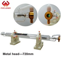 SPT 레이저 튜브 40w 파워 720mm 길이 및 금속 헤드 데스크탑 조각 기계용, 한개옵션0