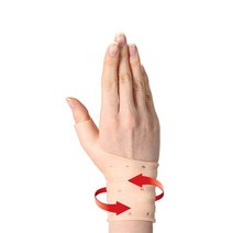 얇은손목보호대 볼링 약국 수험생 밴드 2p