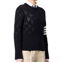 리본즈 톰 브라운 톰브라운 22FW 여성 사선 니트 FKA383A Y1024 415 FKA383A Y102 4415 (P002354904)