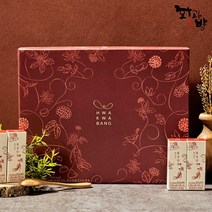 [화과방] 홍삼양갱 선물세트 2호(45g x 16개입) + 쇼핑백