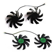 5700XT PowerColor 그래픽 카드 냉각 팬 RX5500XT 5600XT 5700 T129215BU 용, 02 RX5500XT fan