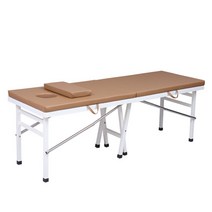 180*60CM 휴대용 접이식 마사지침대 기본/멀티 컬러, 업그레이드 (8개의 다리), 블랙