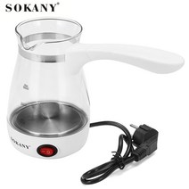 모카포트 sokany electric coffee maker pot home electric mocha 에스프레소 커피 주전자 내열 휴대용 커피 여과기 220v, 없음