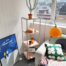 비아 모듈가구 3X1 UV 선반 수납장 SWL192C, 옐로우