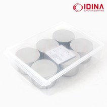 이디나 보존식용기 1. P사각보존용기 원형 6p