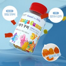 어린이 오메가-3 젤리형 키즈 두뇌 영양제 90구미 1통 유치원 초등학생 중학생 아동 아이 DHA EPA