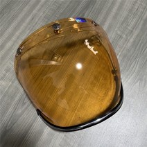 브래킷이 있는 CHIEF 34 헬멧 BILTWELL은 BELL 헬멧 버블 렌즈 마스크, 주황색