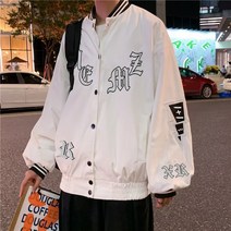 야구 유니폼 미국 복고풍 재킷 남성 봄과 가을 스타일 러피언 잘 생긴 튀긴 스트리트 파일럿 스타일 재킷