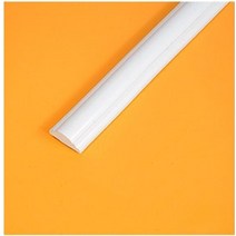 ㄱ몰딩 자체 접착 PVC 벽 장식 스트립 배경 몰딩 라인 프레임 거울 베이스보드 천장 트림 홈 데코, 07 WHITE_01 1.5CMX0.6CMX1M