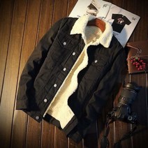남성용 도톰 기모 데님 재킷 Men