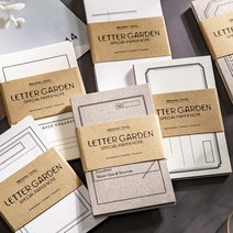 감성 심플 프레임 다꾸 메모지 페이퍼 8종, F (ME-605)