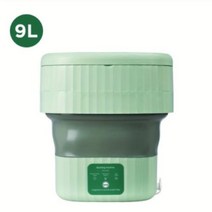 접이식 캠핑용 회전식 건조기 장착 휴대용 접이식 세탁기 자동 미니 속옷 양말 원심분리기 9L 110V 220, 02 White_03 UK