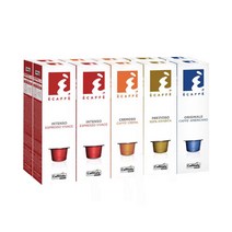 에카페 캡슐커피 버라이어티팩 10팩 100개입 인텐소 끄레모소 프레지오소 오리지날레