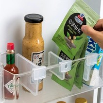 칸칸정리 냉장고 칸막이 차곡차곡 소스정리 분리수납 바스켓 각종보관함 정리칸막이, 1세트(4개입)