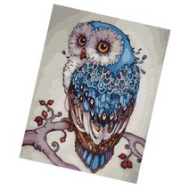 MJS 보석십자수 캔버스형 50 x 40 cm DIY 세트 BSX40, 행운 부엉이