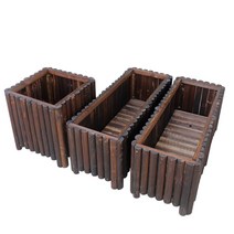 정원 마당 원목 울타리 화분 테라스 화단 전원주택 꾸미기 지지대 펜스, 100 * 30 * 30 두께 2.5cm