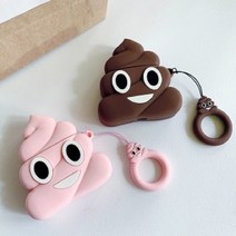 제이에이치 에어팟케이스 꿀꿀쿠르트TPU-키링포함 +에어팟거치대증정 칼라랜덤 상세이미지참고 이어폰, 핑크
