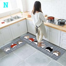 SKANDSALO 욕실 화장실 현관 발매트 북유럽 싱크대 러그 매트 미니 발판 오염방지, N