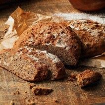 [하눅] 국산100% 천연발효 호밀빵 비건 식사대용 아침대용 샌드위치 간식 다이어트, 통호밀빵(300g_호밀함량100%)