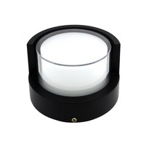 메이리 LED 원형 외부등 12W 일체형 천장등 전원주택 정원등 모던 서클 직부등 카페 조경등 펜션 실외조명 벽조명 잔디등 화단등 방수등 테라스등 베란다등 야외등 벽부등 벽등, 전구색