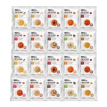 허닭 닭가슴살 곤약볶음밥 250g 10종 혼합, 20팩