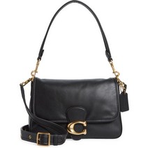 COACH 탭 소프트 가죽 숄더 백