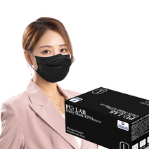 퓨랩 숨쉬기 편한 덴탈형 KF94 마스크, 50매입, 1개, 블랙