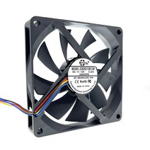 sxdool 9015 9cm 90mm 슬림 팬 90x90x15mm dc12v 0 30a 볼 베어링 4 와이어 pwm 속도 제어 냉각 팬 컴퓨터 섀시 cpu, 02 4WIRE