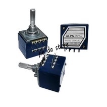 A50K 100K RH2702 오디오 볼륨 조절 포텐쇼미터 8 핀 스테레오 스피커 앰프 로터리 ALPS, 01 A100KX2