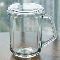 글라스락 강화유리컵+유리잔 2p 세트, 1개, 글라스락 이지 그립 뚜껑 머그 350 2p