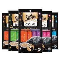 쉬바 멀티 짜먹는 고양이간식 5종택 1 (20P 대용량), 1개, 오션 2가지맛(12g20p)