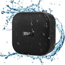MIFA A1 Bluetooth 스피커 방수 내충격 컴팩트하고 운반에 편리 Micro SD 카드 대응 USB 충전 무선 True Wireless Stereo 기능으로 스테레오 사운드 12시간 연속 재생 마이크 내장, 기본
