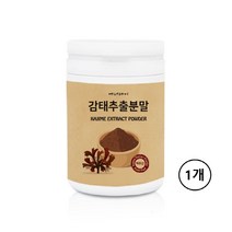 제주 감태 분말 추출물 가루 차 수면 건강 효능 감퇴 감테 요리 음식 플로로탄닌 알긴산 요오드 칼륨 국산 추천, 1통, 1통당 230g