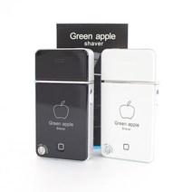 그린애플 휴대용 USB 충전식 전기면도기, RSCW-1880, 블랙