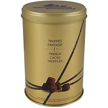 Mathez는-500G-Truffes Fantaisie-Guérande 초콜릿 트뤼플 바다 소금으로 - 골든 라운드 주석을