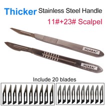 우드카빙키트 조각끌 목공칼 접도 YTH 11 23 칼 메스 손 도구 조각 나무 커터 종이 절단 DIY 스테인레스 스틸 핸들 펜, [06] Steel-1123