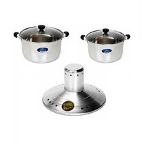 빨래삶는 통 아기옷 걸레 행주 수건 삶는 기계 냄비 그릇 스팀 빨래 삶기 솥, 34cm, 1개