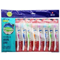 메디안 쿨 칫솔 10개입, 단품, 단품