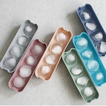 시운한 음료 원형 아이스볼 실리콘 얼음틀 얼음얼리기 실리콘용기 아이스트레이, 다크그린