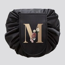 파우치 여성 drawstring 화장품 가방 주최자 여행 세면 용품 보관 어깨 가방, 3-9골드