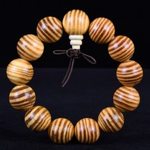 침향 염주 불교 팔찌 LED 발광 불빛 조명 램프 빛이 투과할 수 있는 소나무 관솔 지선 공예 나무 호박에, B