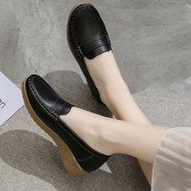 미스터추 여성용 발편한 웨지 로퍼 5cm 여자 단화 1800