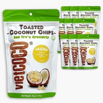 비엣코코 코코넛 칩스, 45g, 10개