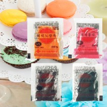 세이브 마스터 식용 색소 세트 베이킹 가루 펜 낱개 포장 1g 다이소 set 파는곳 블랙 블루 레드 파우더 분말 타입 마카롱 빵 떡, 초록