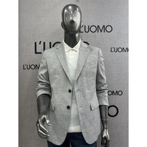 ( 워모 ) 남자 봄 여름 캐주얼 자켓 쿨소재 스판 콤비자켓 1번 아이보리(71)